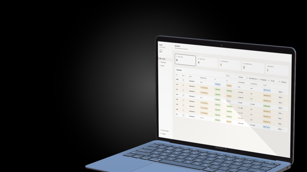 Laptop met tool